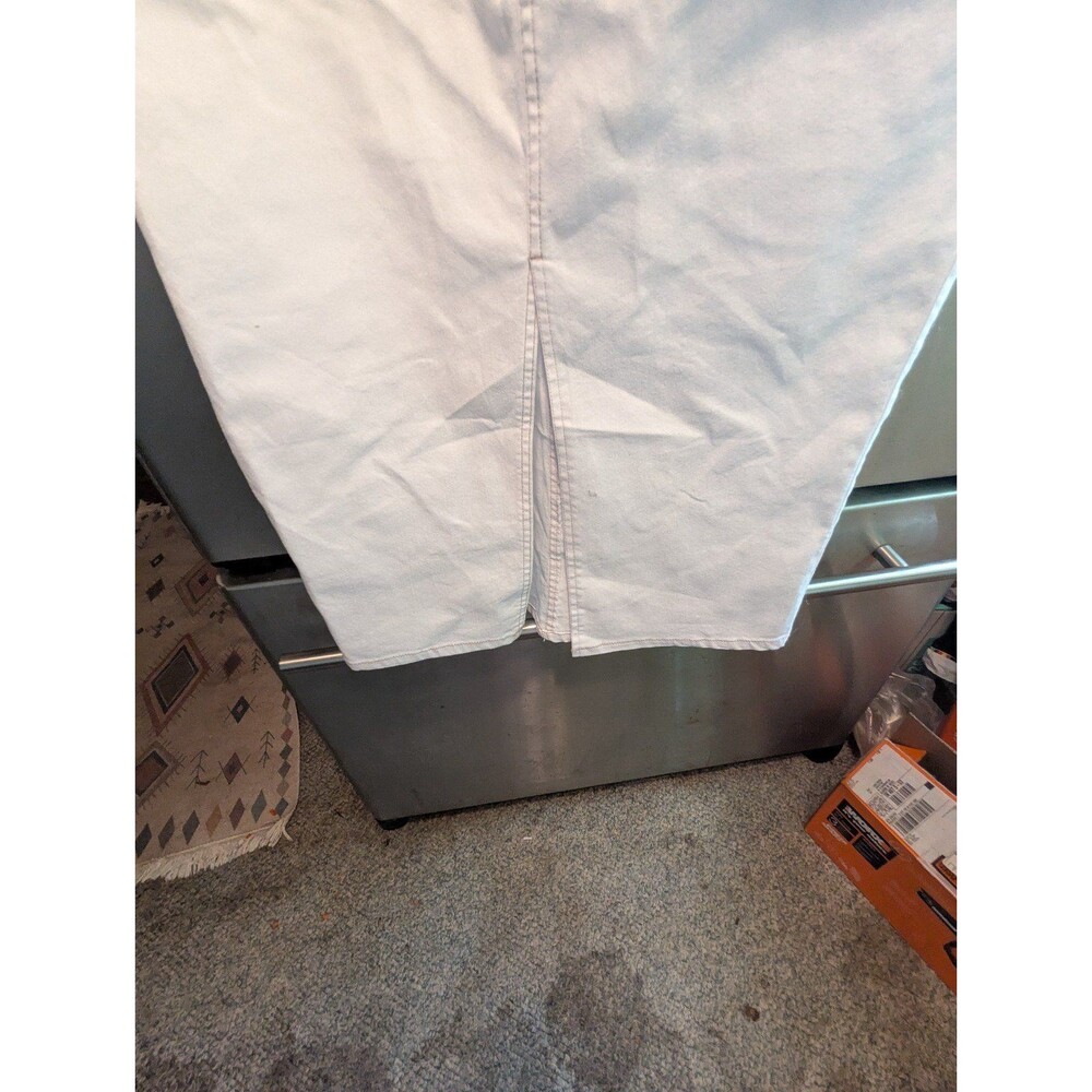 NWT Rachel Zoe Repreve High rise white maxi stretch  denim skirt sz 10. - Picture 2 of 8